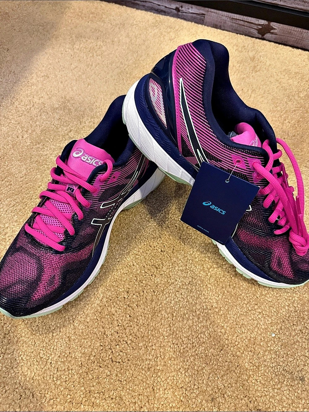 ASICS Gel-Nimbus 19 Women's Athletic Shoes Pink & Purple